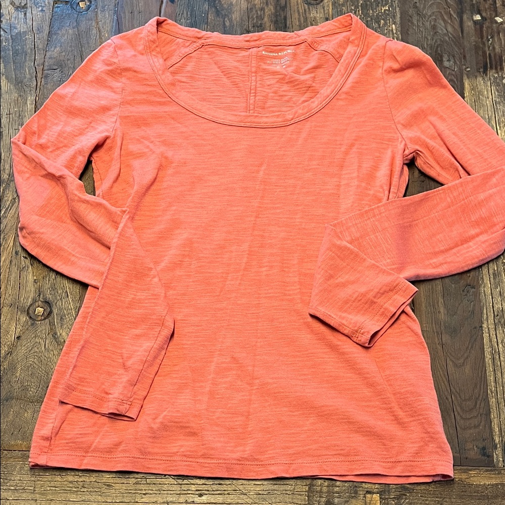 Banana Republic Long Sleeve Scoop T (xs)